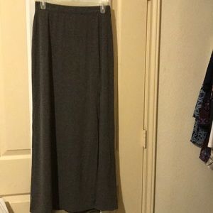 Grey Maxi Skirt